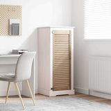 Vidaxl kastdeur naturel 110 x 2,1 x 39,5 cm massief grenenhout