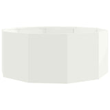 Vidaxl plantenbak wit 90 x 90 x 35 cm staal