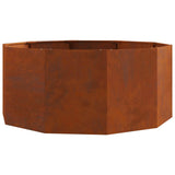 Vidaxl plantenbak roestig 120 x 120 x 50 cm cortenstaal