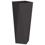 Vidaxl plantenbak zwart 30 x 30 x 75 cm staal