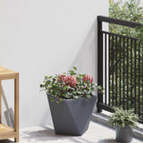 Vidaxl plantenbak antraciet 30 x 30 x 30 cm staal
