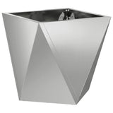 Vidaxl plantenbak zilver 30 x 30 x 30 cm gegalvaniseerd staal