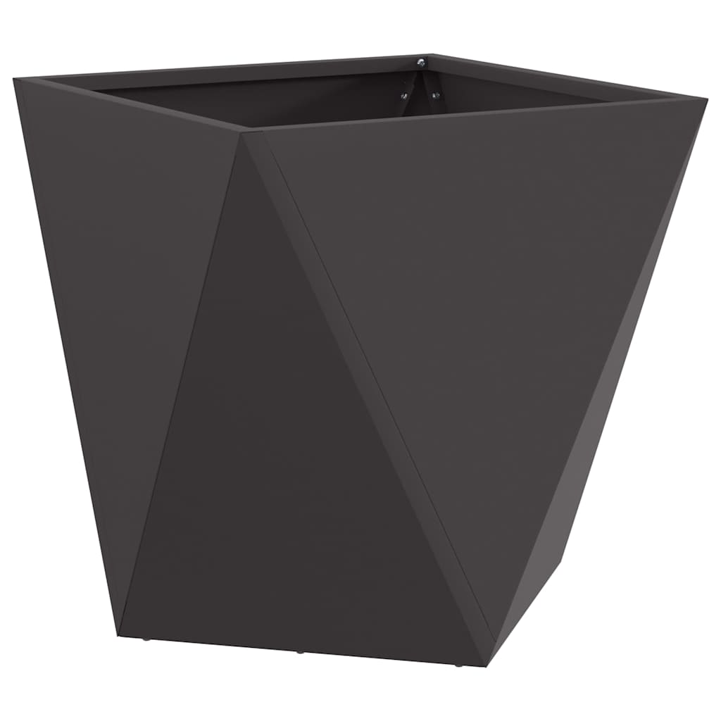 Vidaxl plantenbak zwart 40 x 40 x 40 cm staal