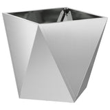 Vidaxl plantenbak zilver 40 x 40 x 40 cm gegalvaniseerd staal