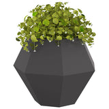 Vidaxl plantenbak zwart 75 x 75 x 60 cm staal