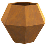 Vidaxl plantenbak 2 pcs roestig 75 x 75 x 60 cm cortenstaal