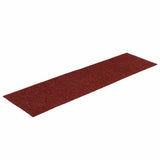 Vidaxl trapmatten zelfklevend 30 stuks 76x20 cm bordeaux rood rechthoekig