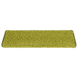 Vidaxl trapmatten 30 st 65x21x4 cm groen rechthoekige rand