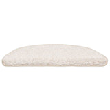 Vidaxl trapmatten 20 st 56x17x3 cm wit halfrond