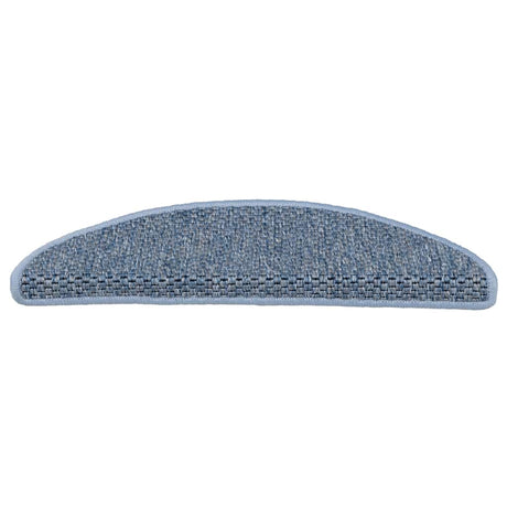 Vidaxl trapmatten zelfklevend sisal-look 30 st 56x17x3 cm blauw