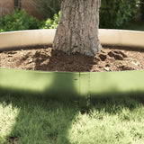 Vidaxl gazonranden 20 pcs zilver 100 x 25 x 0,07 cm