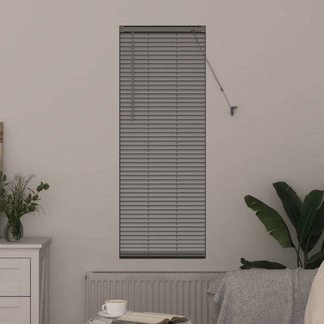 Vidaxl venetiaanse jaloezieën zilver 130 x 45 cm aluminium