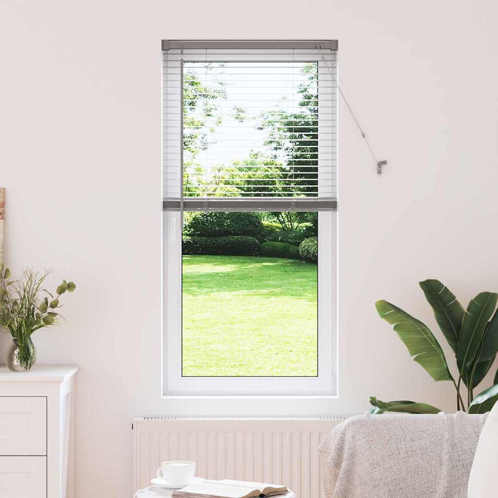 Vidaxl venetiaanse jaloezieën zilver 130 x 55 cm aluminium
