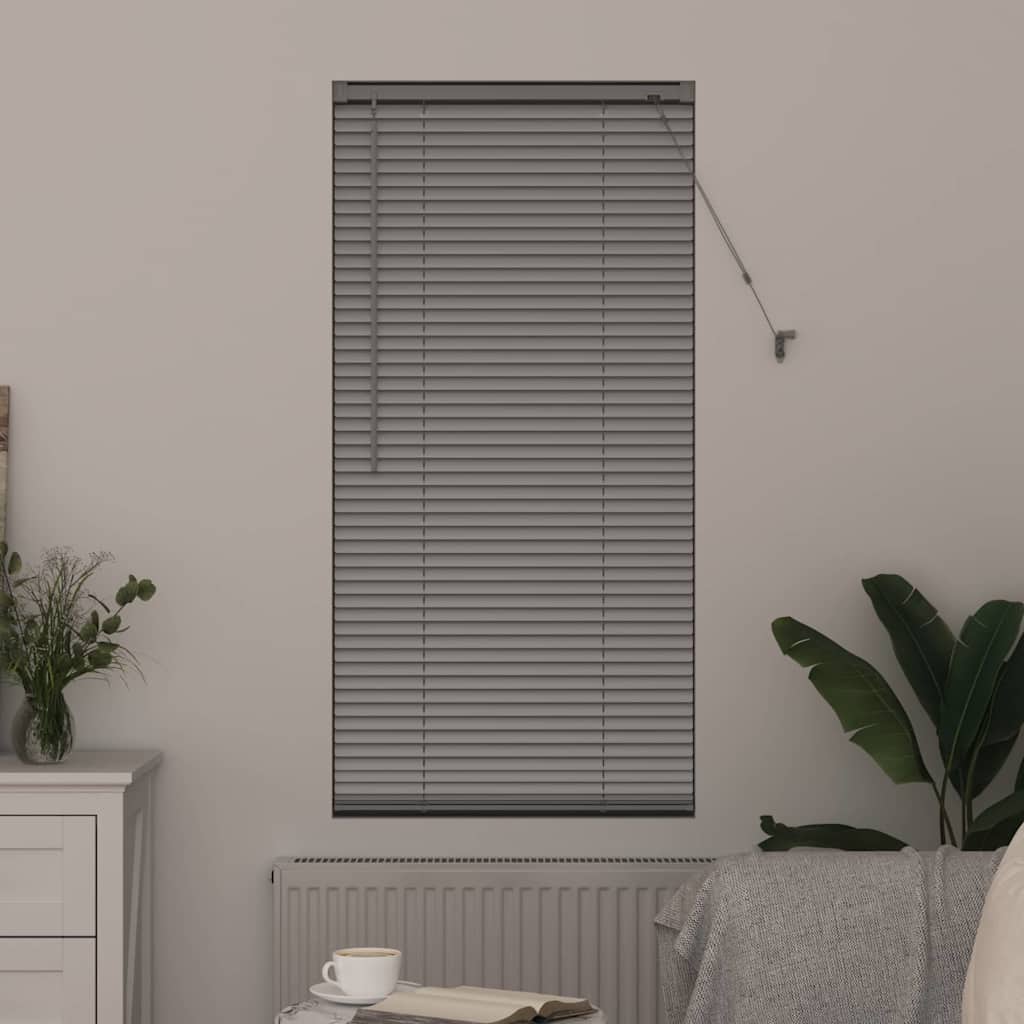 Vidaxl venetiaanse jaloezieën zilver 130 x 65 cm aluminium