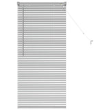 Vidaxl venetiaanse jaloezieën zilver 130 x 65 cm aluminium