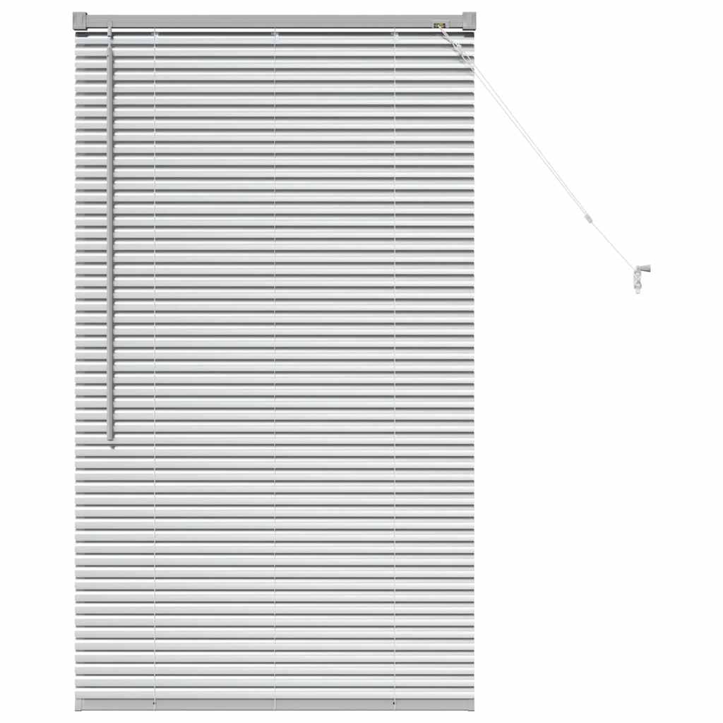 Vidaxl venetiaanse jaloezieën zilver 130 x 70 cm aluminium