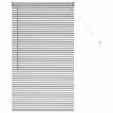 Vidaxl venetiaanse jaloezieën zilver 130 x 70 cm aluminium