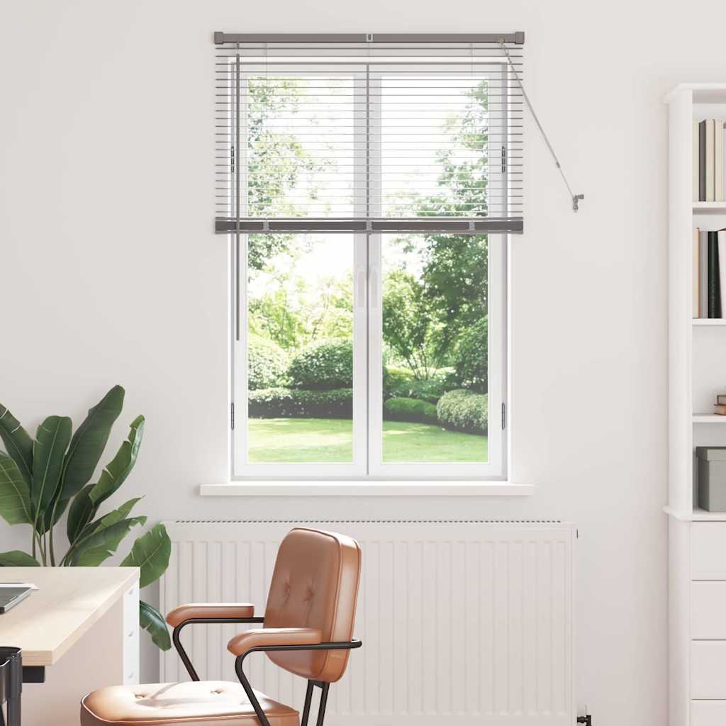 Vidaxl venetiaanse jaloezieën zilver 130 x 85 cm aluminium