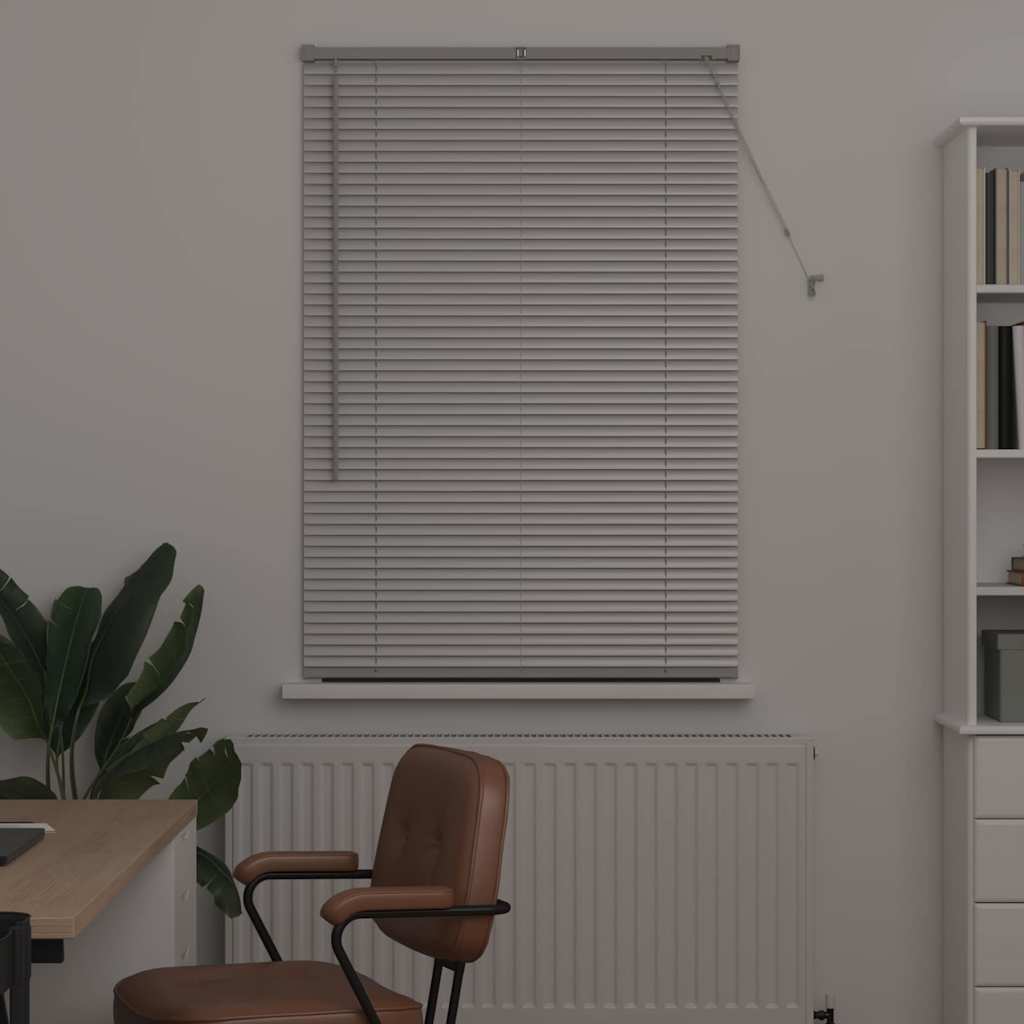 Vidaxl venetiaanse jaloezieën zilver 130 x 85 cm aluminium