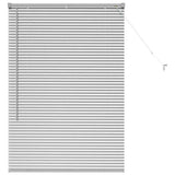 Vidaxl venetiaanse jaloezieën zilver 130 x 85 cm aluminium