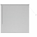 Vidaxl venetiaanse jaloezieën zilver 130 x 135 cm aluminium