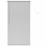 Vidaxl venetiaanse jaloezieën zilver 175 x 85 cm aluminium