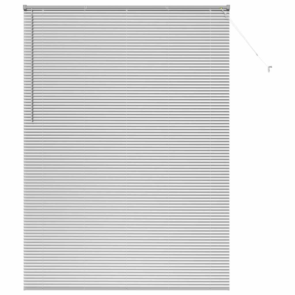 Vidaxl venetiaanse jaloezieën zilver 220 x 160 cm aluminium