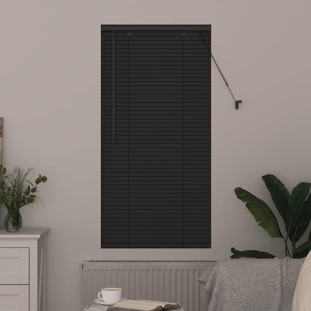 Vidaxl venetiaanse jaloezieën donkergrijs 130 x 55 cm aluminium