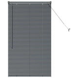 Vidaxl venetiaanse jaloezieën donkergrijs 130 x 80 cm aluminium