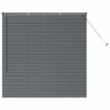 Vidaxl venetiaanse jaloezieën donkergrijs 130 x 135 cm aluminium