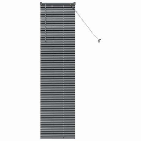 Vidaxl venetiaanse jaloezieën donkergrijs 175 x 40 cm aluminium