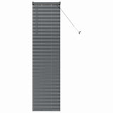 Vidaxl venetiaanse jaloezieën donkergrijs 175 x 50 cm aluminium
