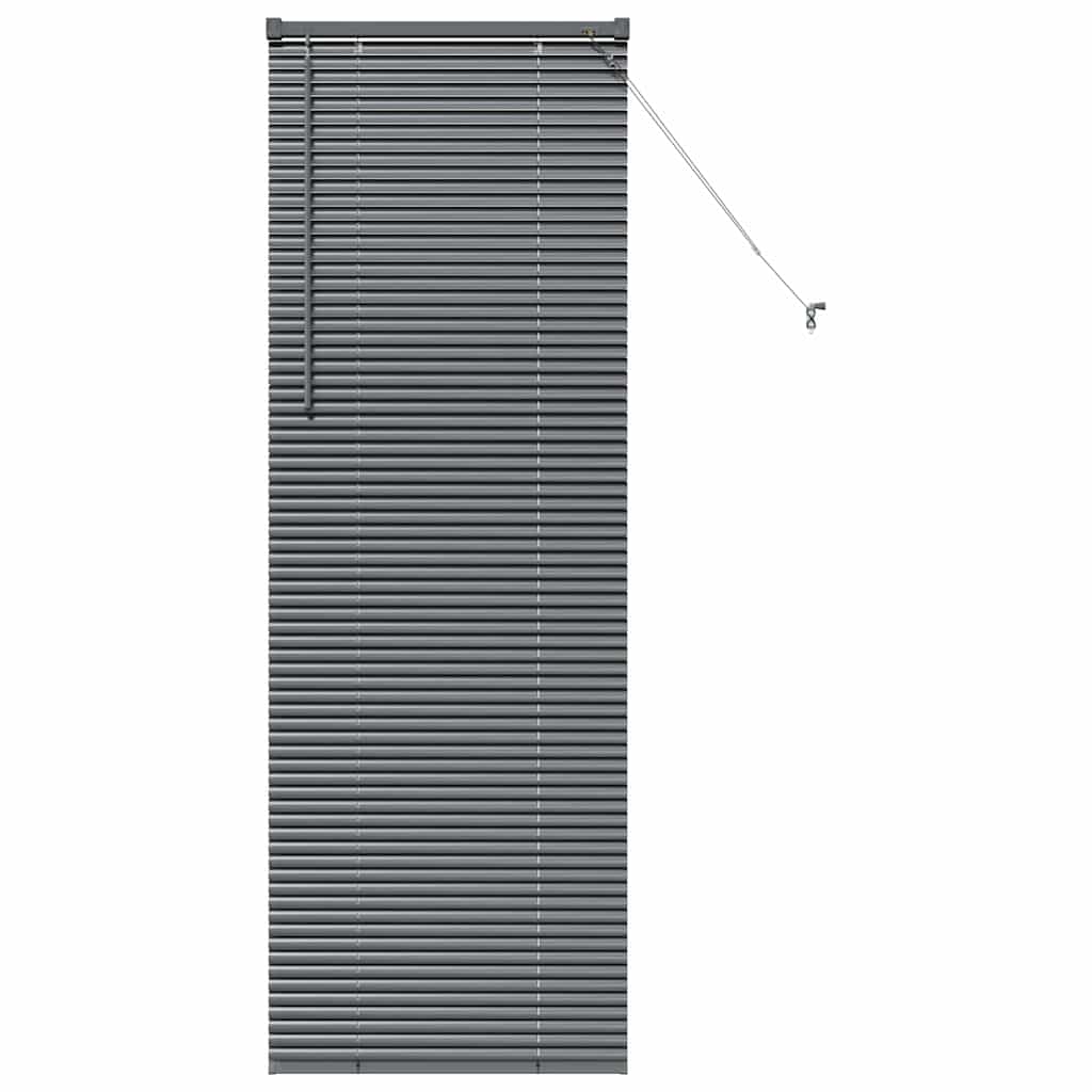 Vidaxl venetiaanse jaloezieën donkergrijs 175 x 55 cm aluminium