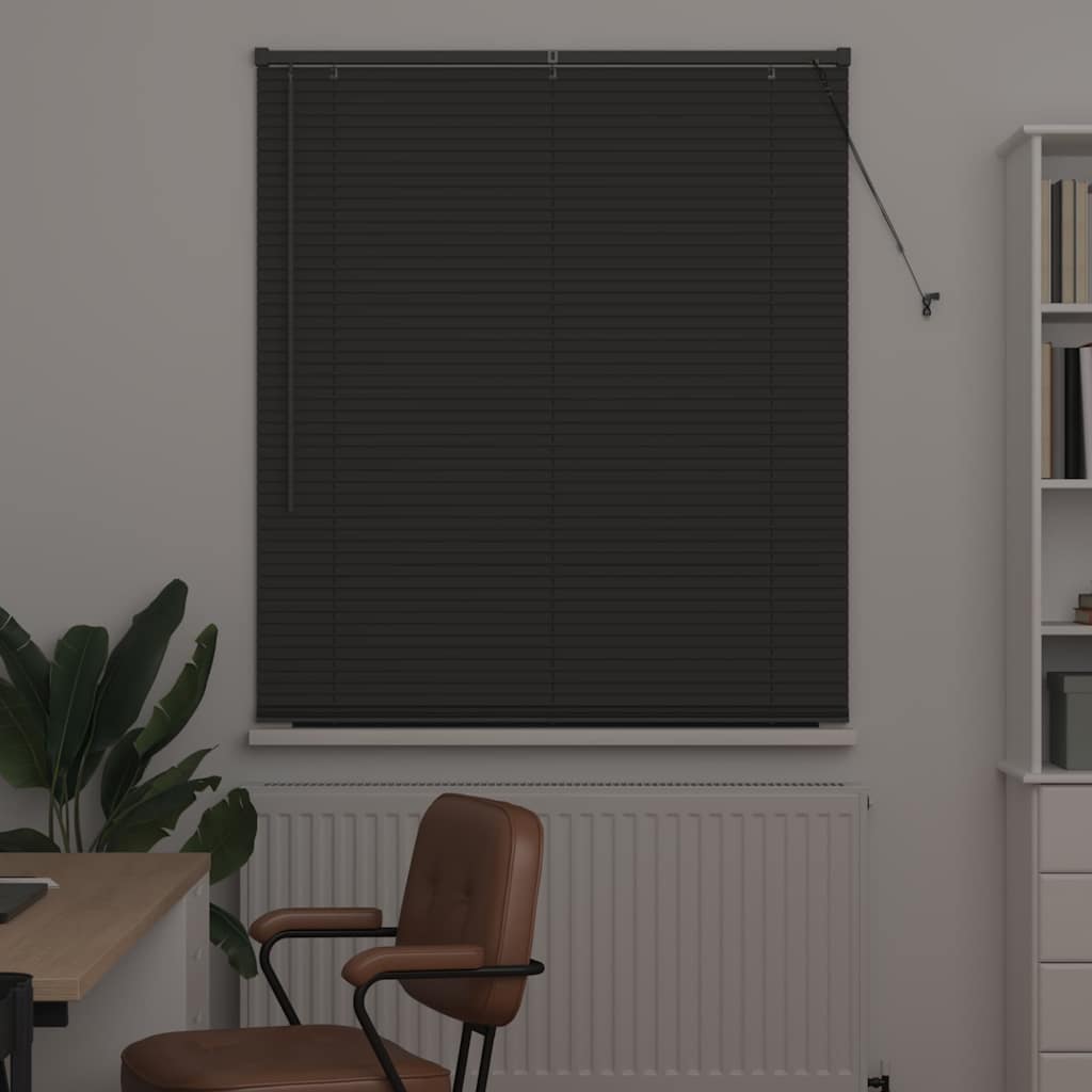 Vidaxl venetiaanse jaloezieën donkergrijs 175 x 115 cm aluminium