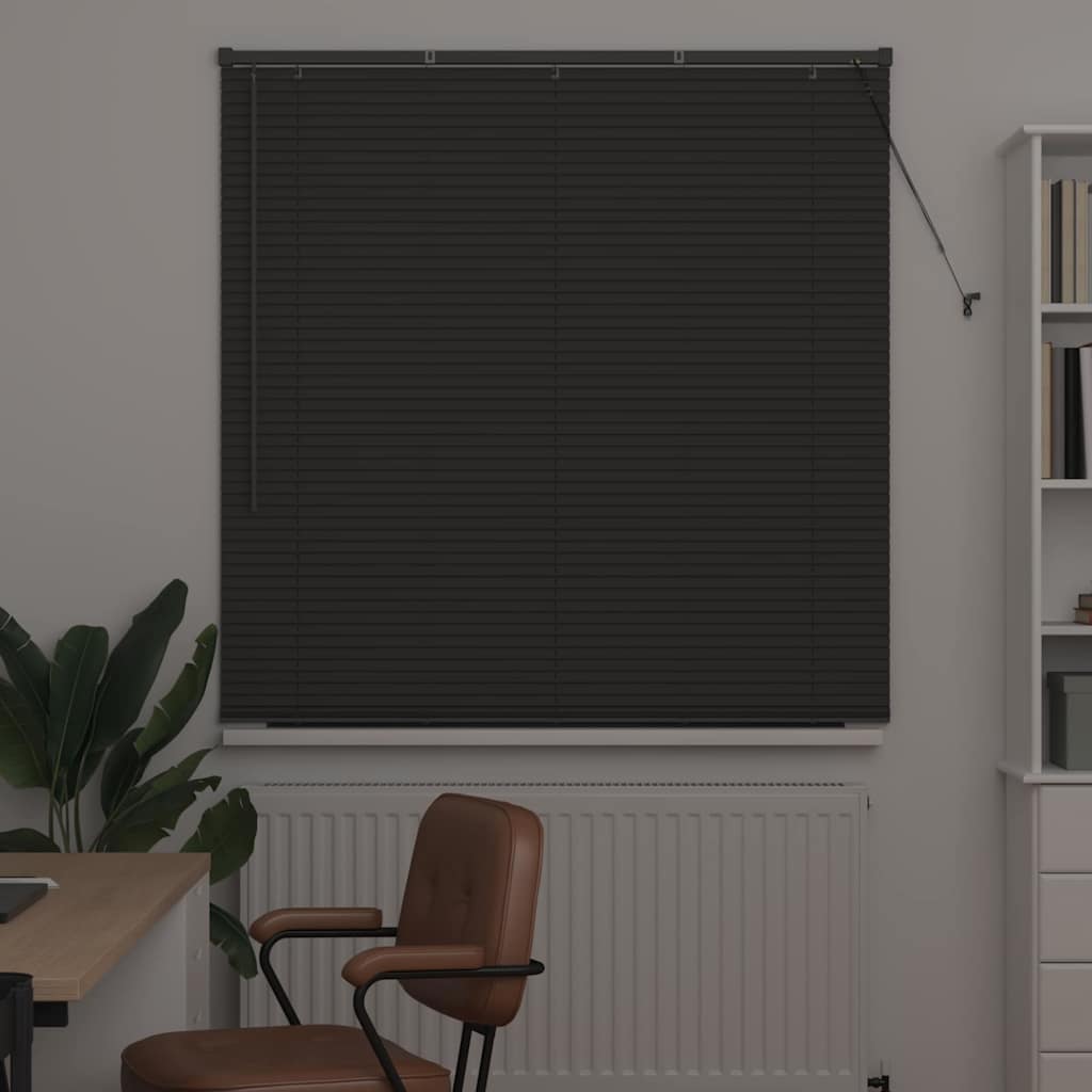 Vidaxl venetiaanse jaloezieën donkergrijs 175 x 125 cm aluminium