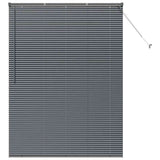 Vidaxl venetiaanse jaloezieën donkergrijs 175 x 130 cm aluminium