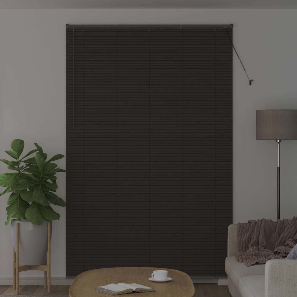 Vidaxl venetiaanse jaloezieën donkergrijs 220 x 140 cm aluminium
