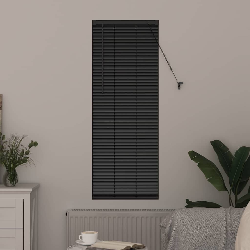 Vidaxl venetiaanse jaloezieën zwart 130 x 40 cm aluminium