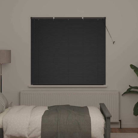 Vidaxl venetiaanse jaloezieën zwart 130 x 145 cm aluminium