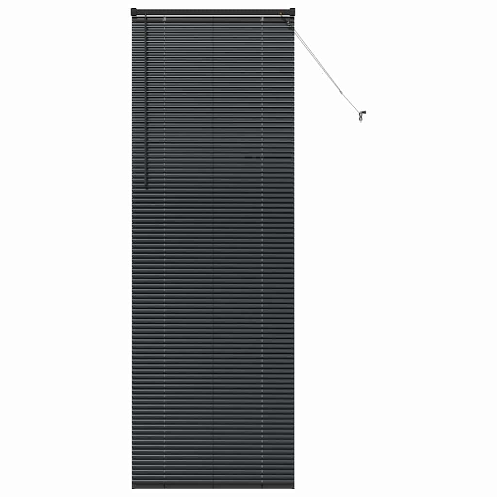 Vidaxl venetiaanse jaloezieën zwart 220 x 75 cm aluminium