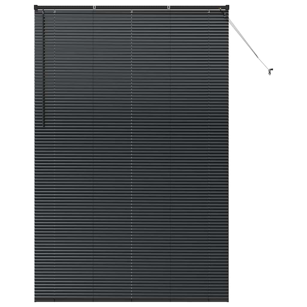 Vidaxl venetiaanse jaloezieën zwart 220 x 145 cm aluminium