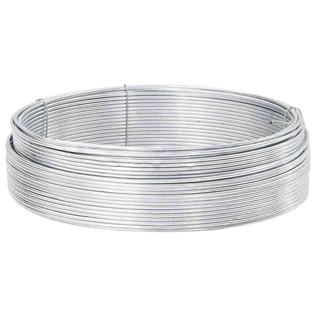 Vidaxl hek binddraad zilver 80 m warm verzinkte draad