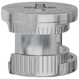 Vidaxl cam lock moeren 12 pcs zilver 12 x 10 mm staal