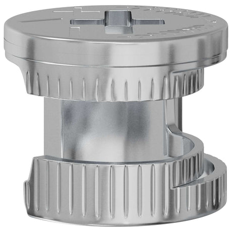 Vidaxl cam lock moeren 12 pcs zilver 12 x 10 mm staal