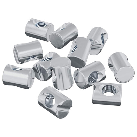 Vidaxl barrelmoeren 3462 pcs zilver m6 x 13 mm metaal