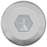 Vidaxl slotschroef effen 2 pcs zilver m6 x 12 mm staal