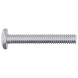 Vidaxl slotschroef effen 12 pcs zilver m6 x 35 mm staal