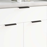 Vidaxl handvat 725 pcs zwart 120 x 39.6 x 17 mm aluminium