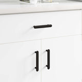 Vidaxl kasthandgreep 2 pcs zwart 121 x 16.6 x 28.3 mm ijzer