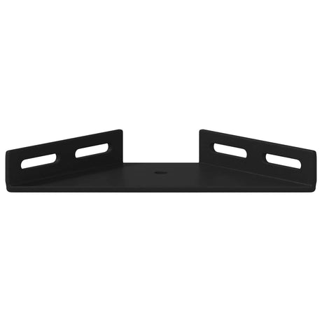 Vidaxl hoekbeugel 12 pcs zwart 138,5 x 50,5 x 16 mm ijzer